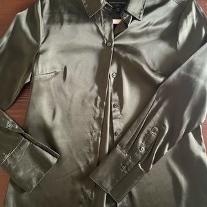 Banana Republic Classic Fit Satin Shirt